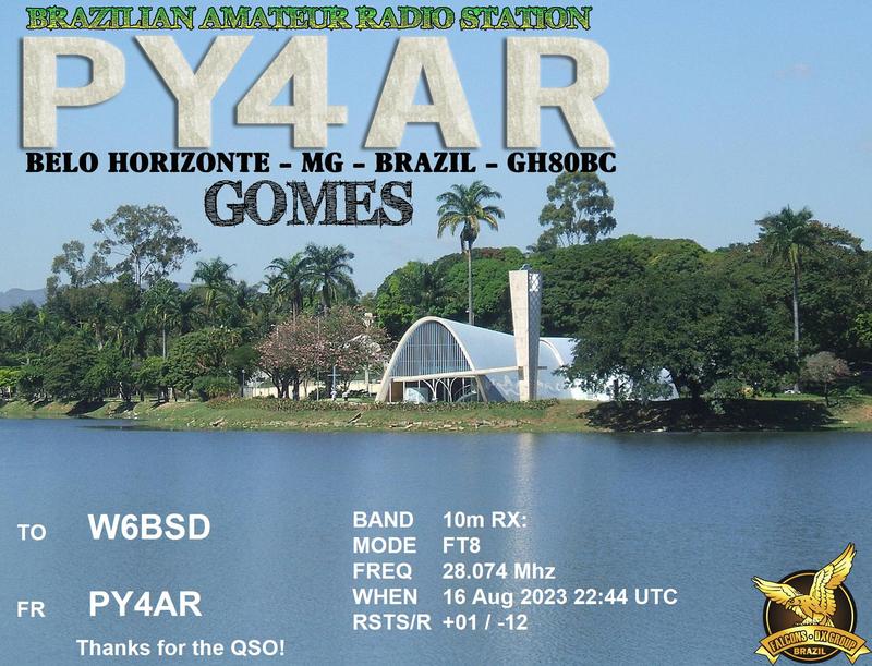 QSL Card received by W6BSD: no_289