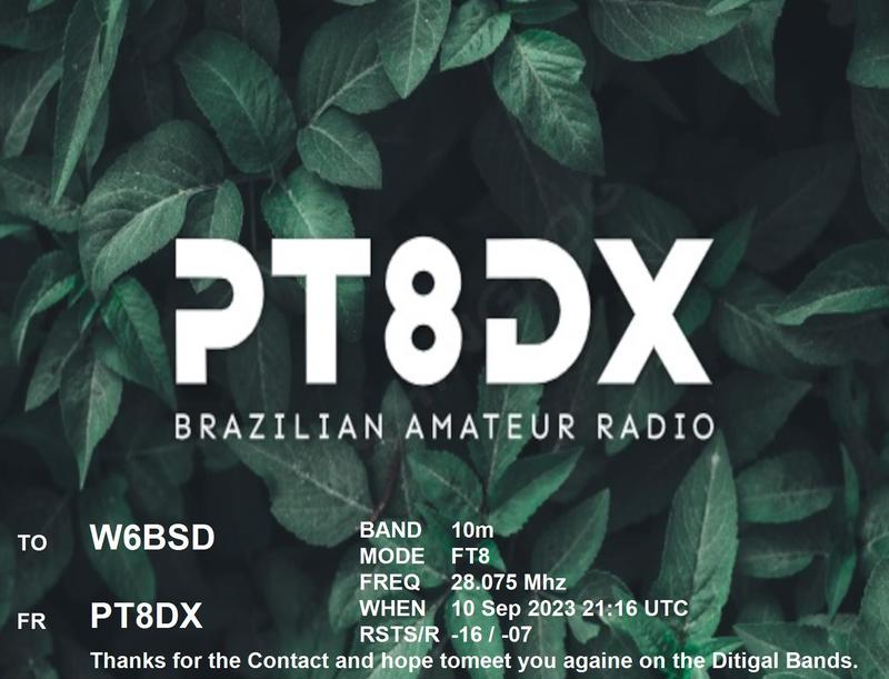 QSL Card received by W6BSD: no_270