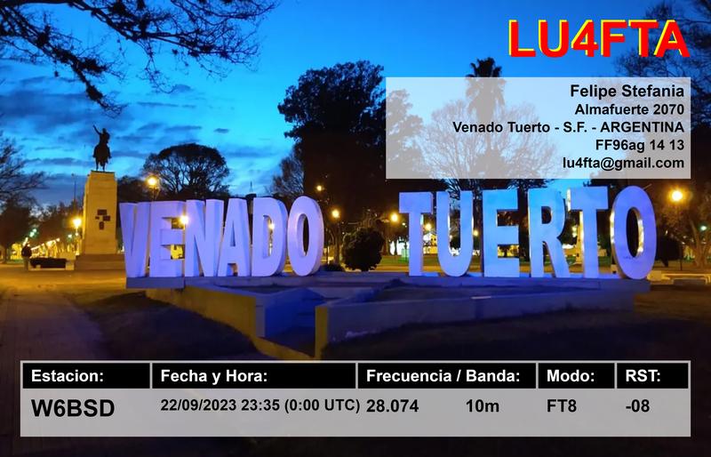 QSL Card received by W6BSD: no_257