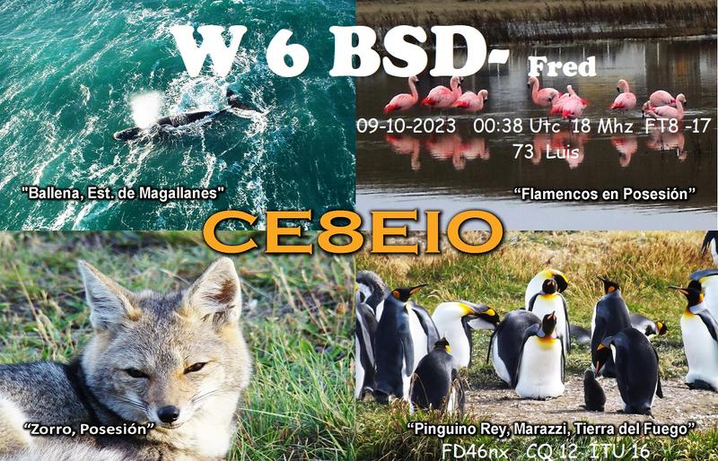 QSL Card received by W6BSD: no_246