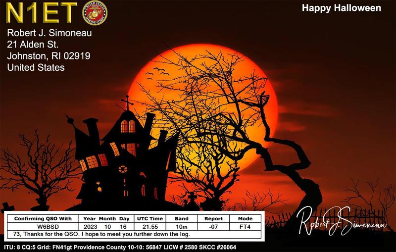 QSL Card received by W6BSD: no_245