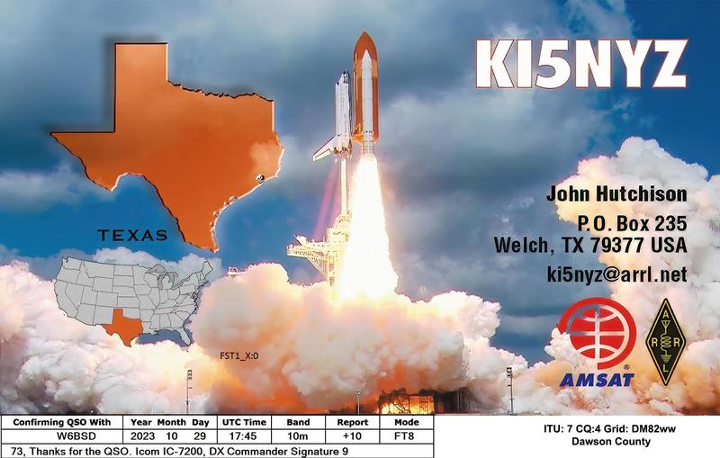 QSL Card received by W6BSD: no_239