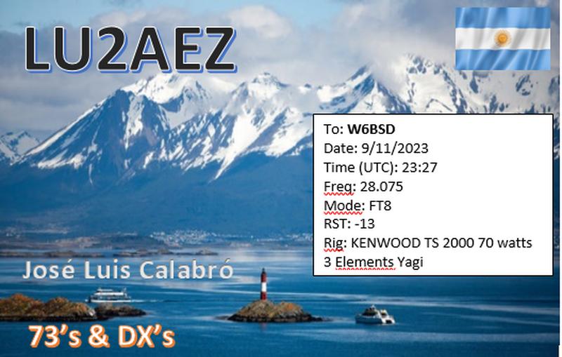 QSL Card received by W6BSD: no_224