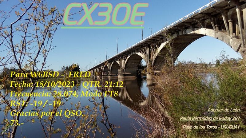 QSL Card received by W6BSD: no_216
