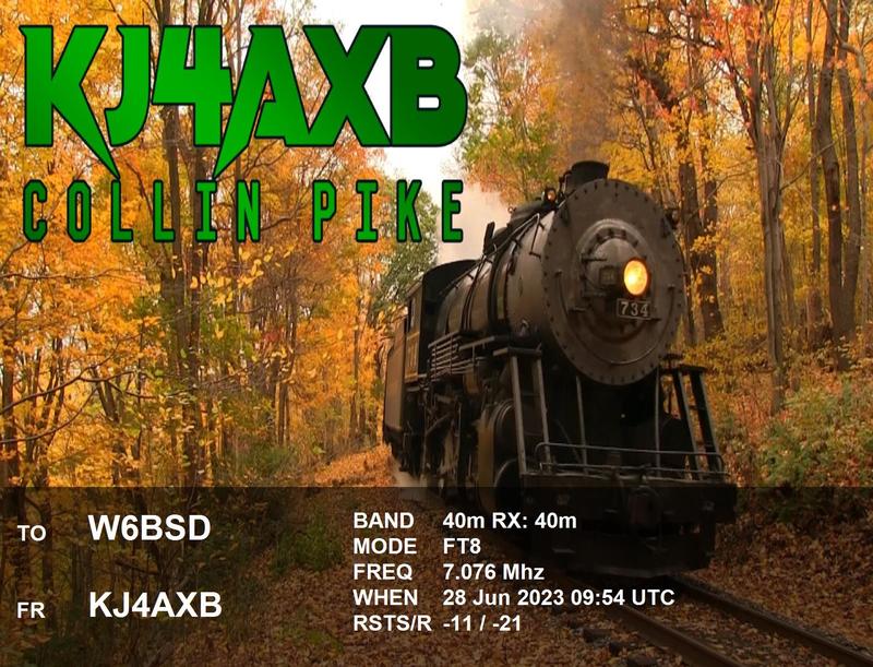 QSL Card received by W6BSD: no_208