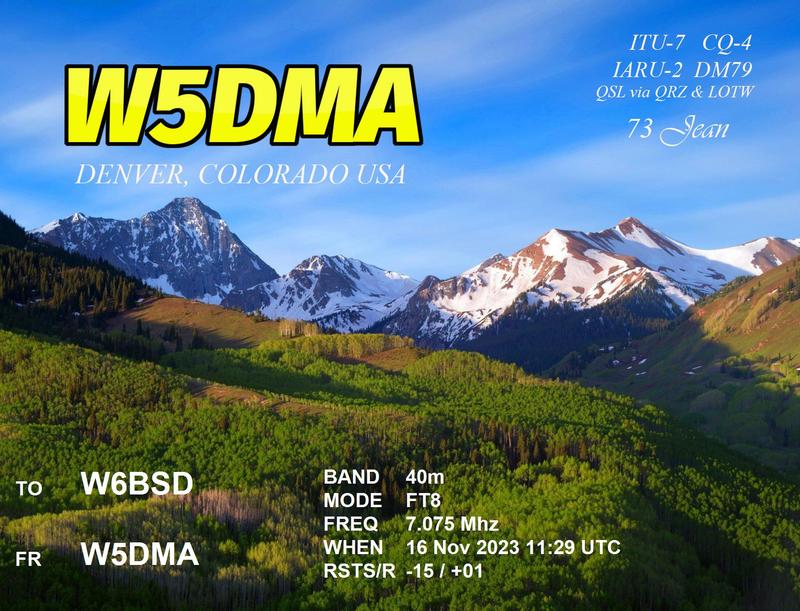 QSL Card received by W6BSD: no_202
