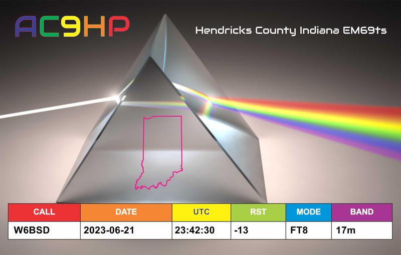 QSL Card received by W6BSD: no_196
