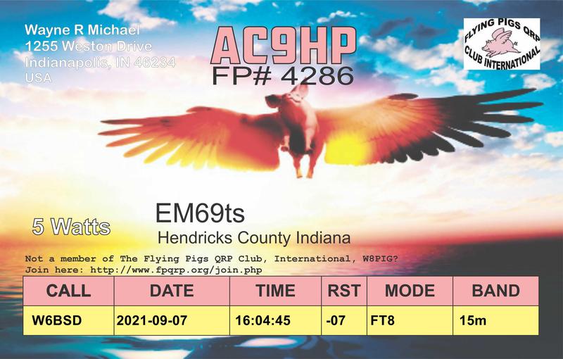 QSL Card received by W6BSD: no_193