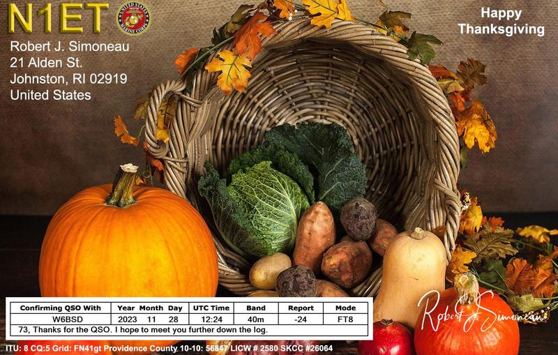 QSL Card received by W6BSD: no_179