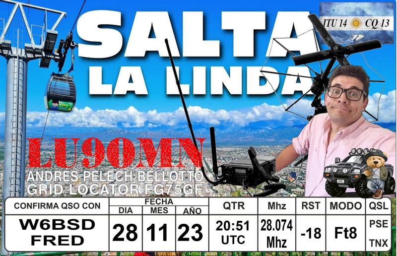QSL Card received by W6BSD: no_176