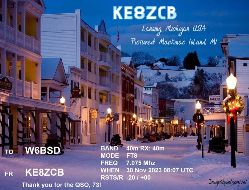 QSL Card received by W6BSD: no_172