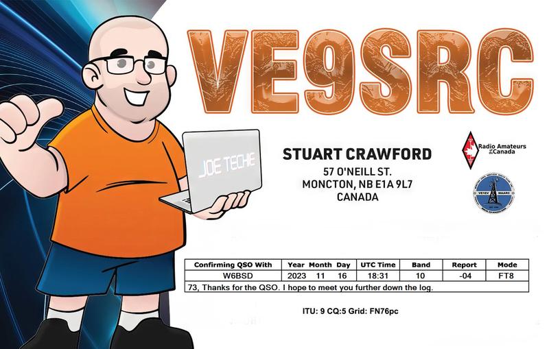 QSL Card received by W6BSD: no_171