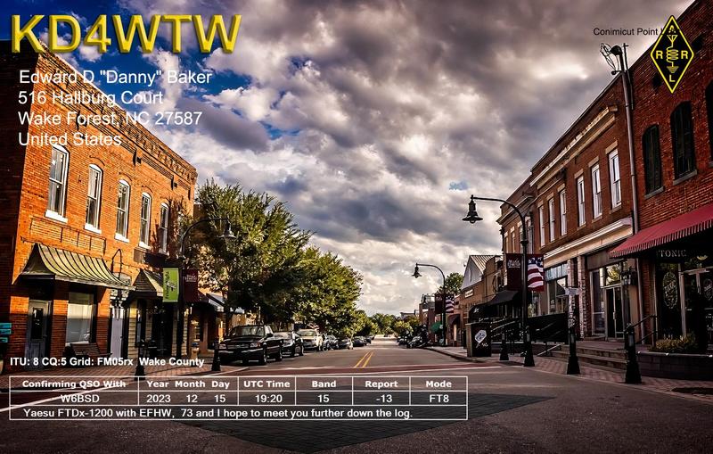 QSL Card received by W6BSD: no_150