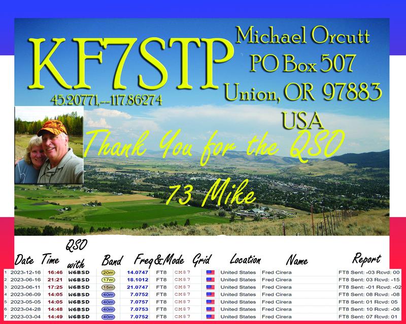 QSL Card received by W6BSD: no_146