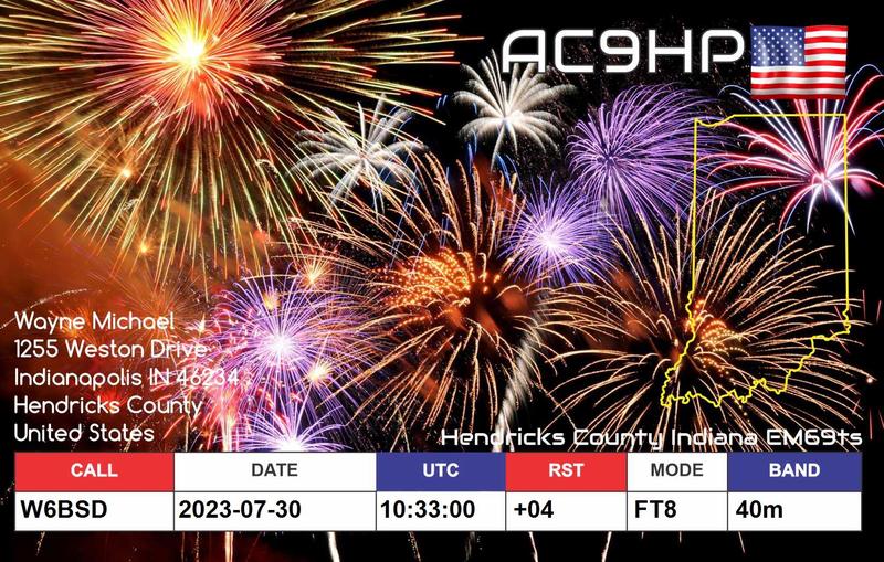 QSL Card received by W6BSD: no_138