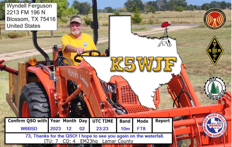 QSL Card received by W6BSD: no_137