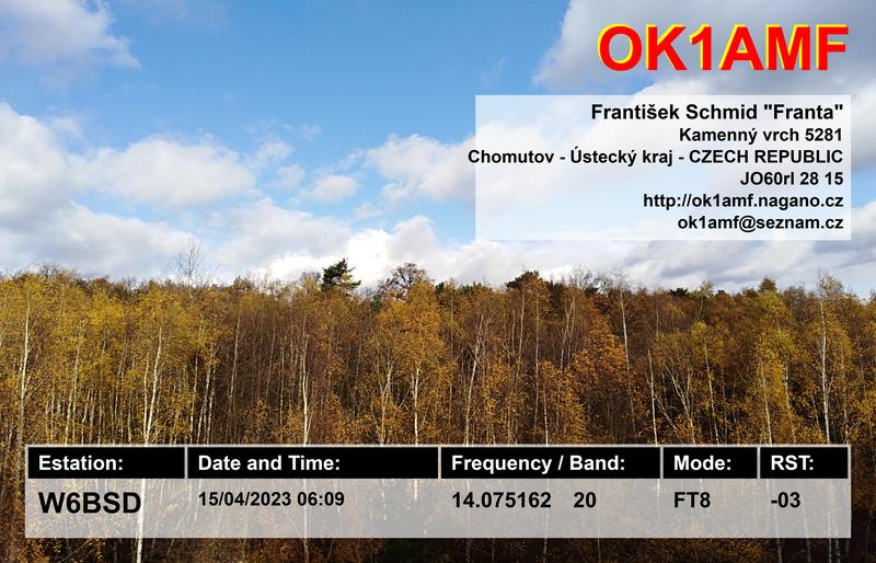 QSL Card received by W6BSD: no_98