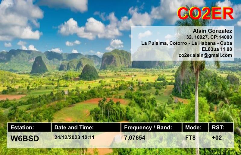 QSL Card received by W6BSD: no_88