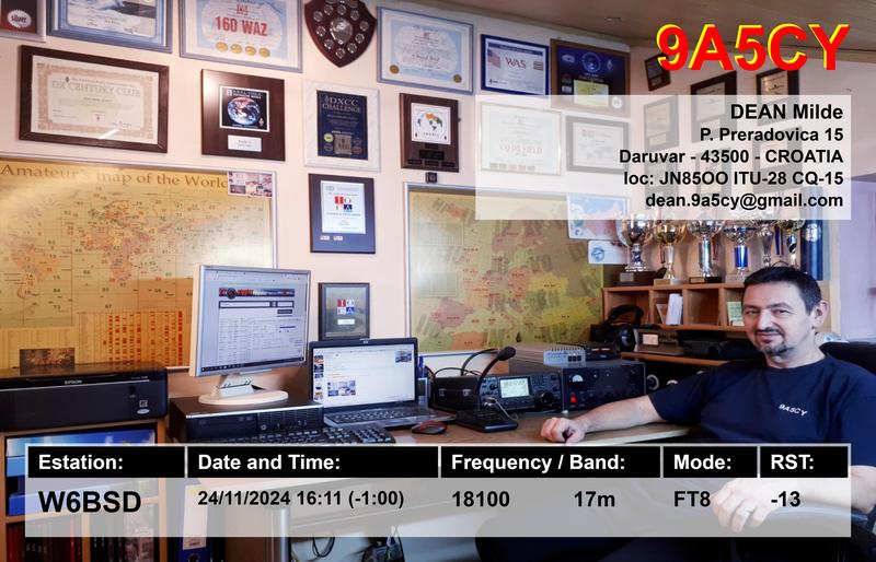 QSL Card received by W6BSD: no_76