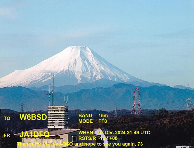 QSL Card received by W6BSD: no_71