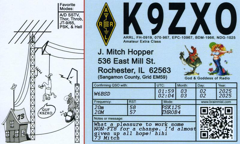 QSL Card received by W6BSD: no_51