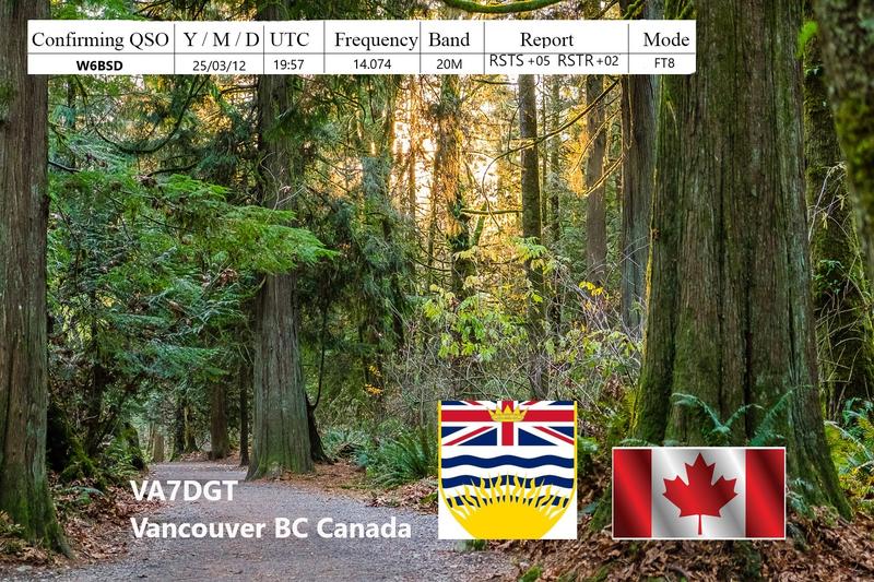 QSL Card received by W6BSD: no_45