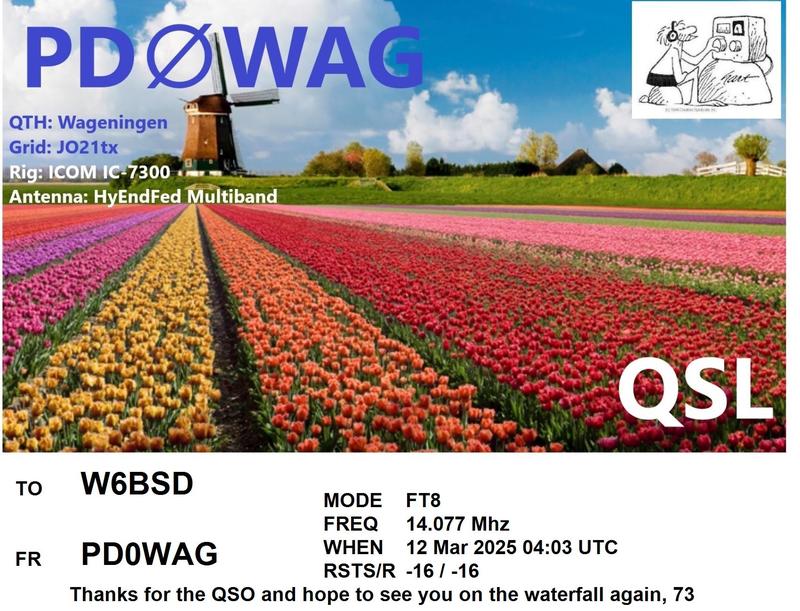 QSL Card received by W6BSD: no_44