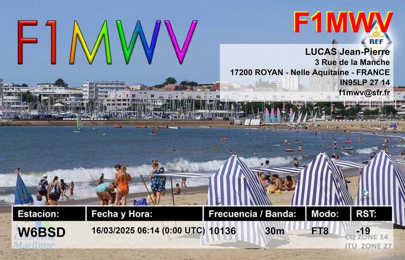 QSL Card received by W6BSD: no_32