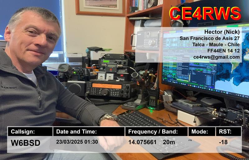 QSL Card received by W6BSD: no_29