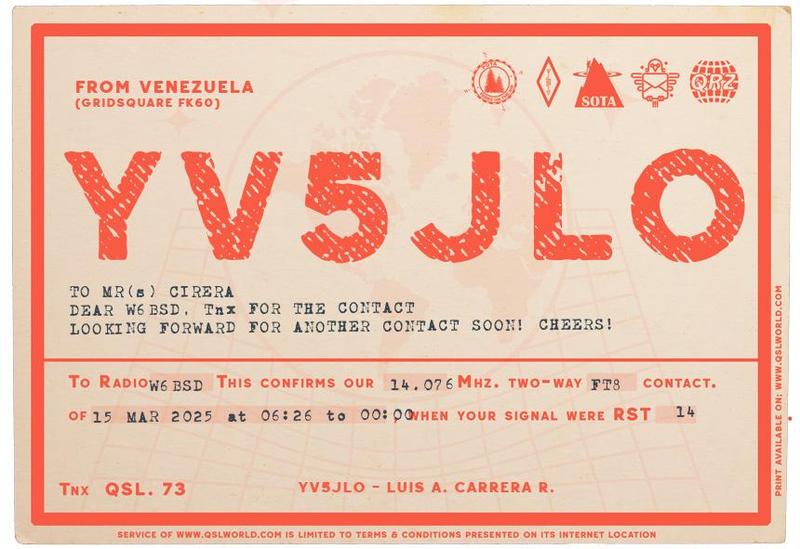 QSL Card received by W6BSD: no_17