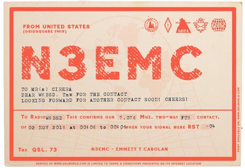 QSL Card received by W6BSD: no_16