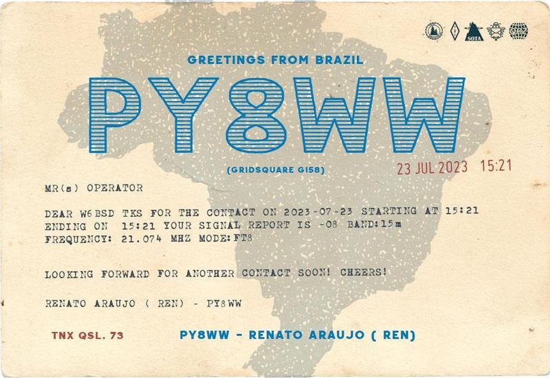 QSL Card received by W6BSD: no_9