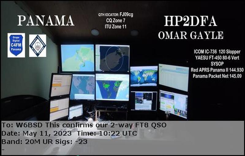 QSL Card received by W6BSD: no_4