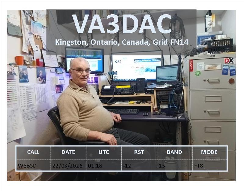 QSL Card received by W6BSD: no_1